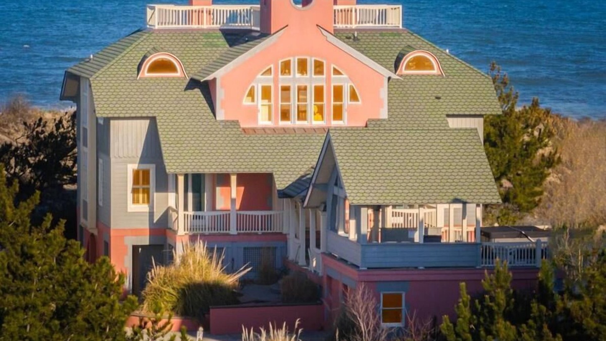 Buck Island House | Amazing Views! Oceanfront! Private Heated Pool, Rec. room, Hot tub, elevator. Gated buck Island c.