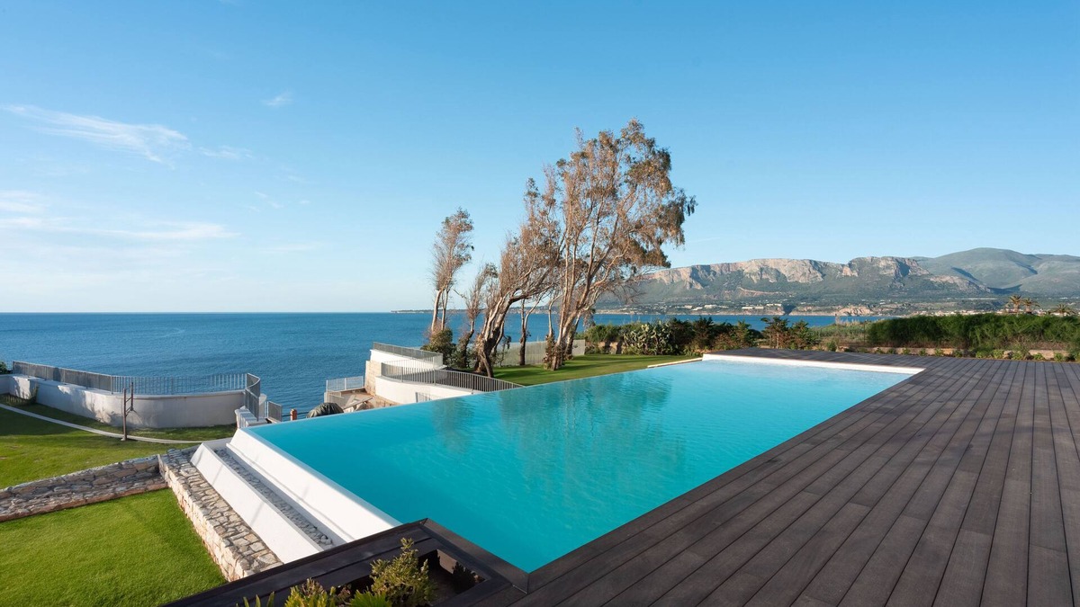 Trappeto Villa | Ammare Luxury beachfront villa with pool, sauna, and direct beach access
