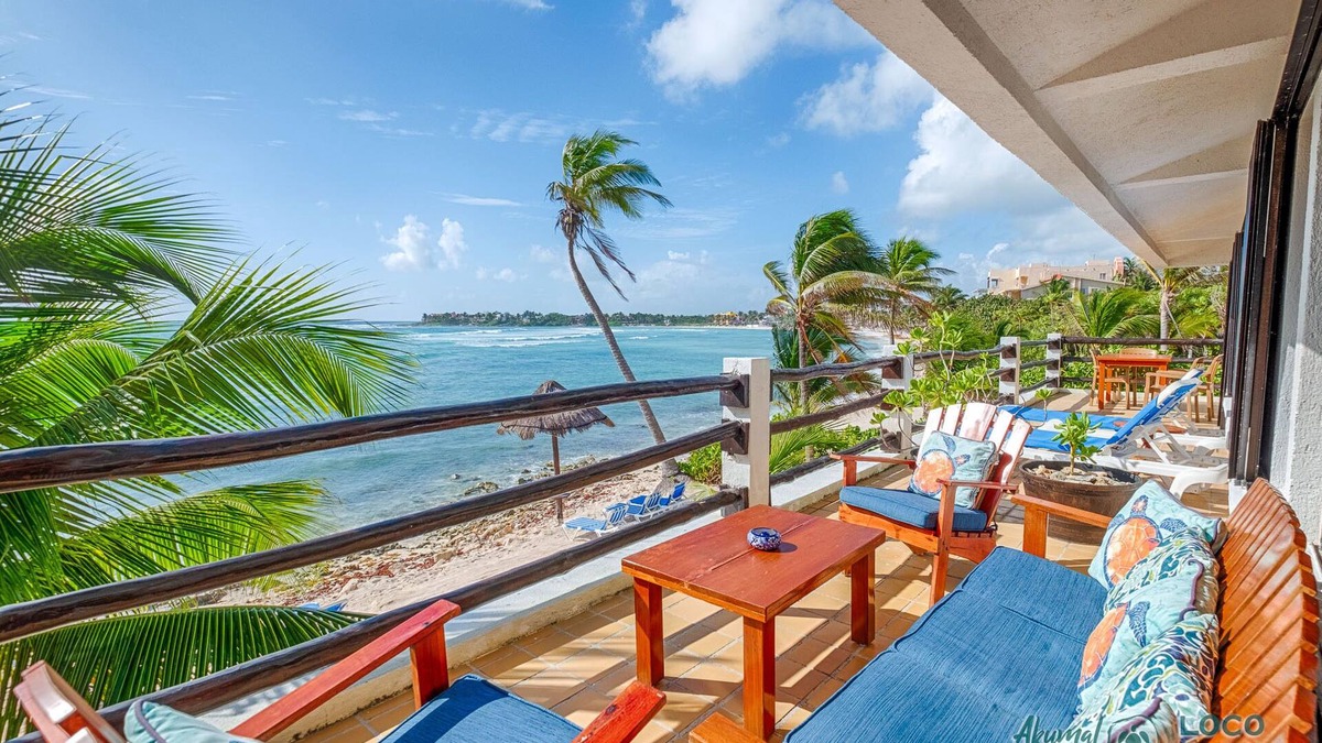 Akumal Condo | An Akumal Classic! Beachfront condo with AC and WiFi!