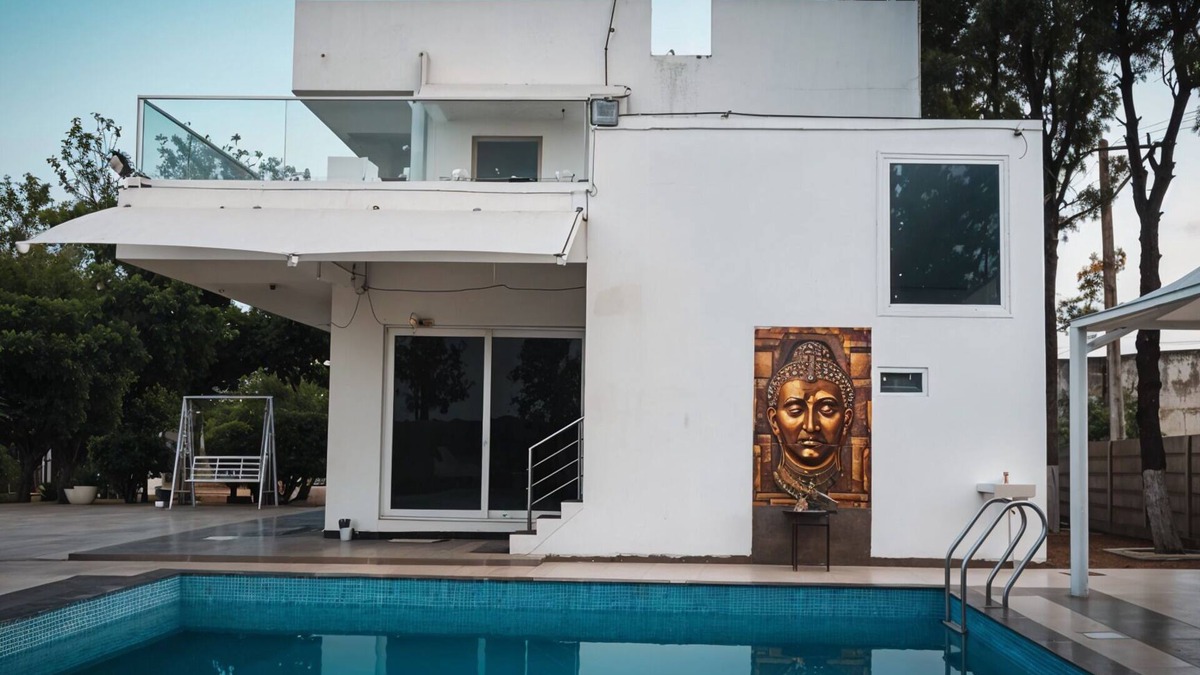 Gajwel Other | Anandam Orchard 3BR Farmstay in Hyderabad by Homeyhuts