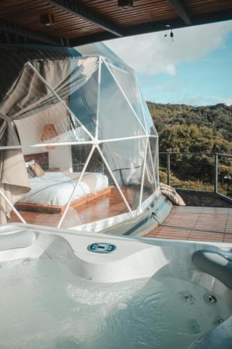 Monteverde Apartment | Ananta Forest - Sunset & Gulf View - Glamping Dome and Mountain House