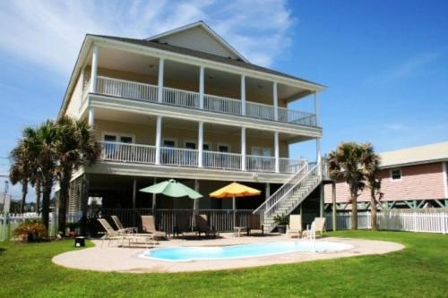 Cherry Grove Beach House | Anderson Cottage Oceanfront Beach House with Pool in Cherry Grove