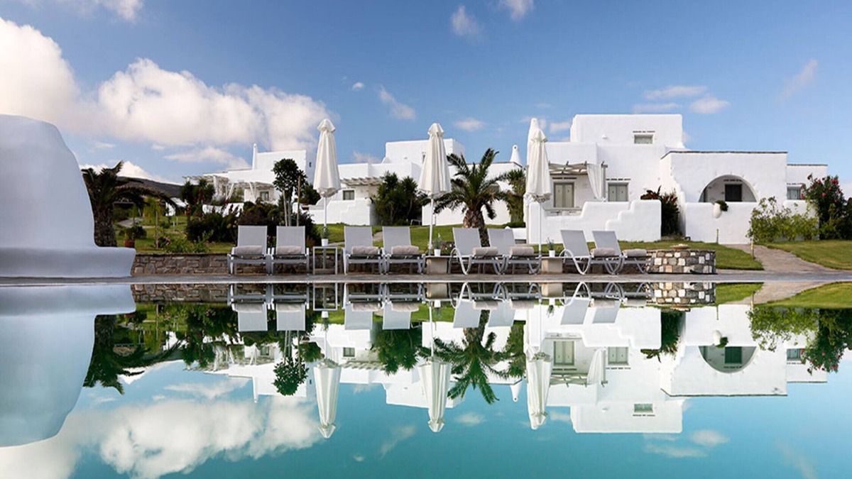 Naousa Villa | Angels Sea pool view Superior Villa Medusa