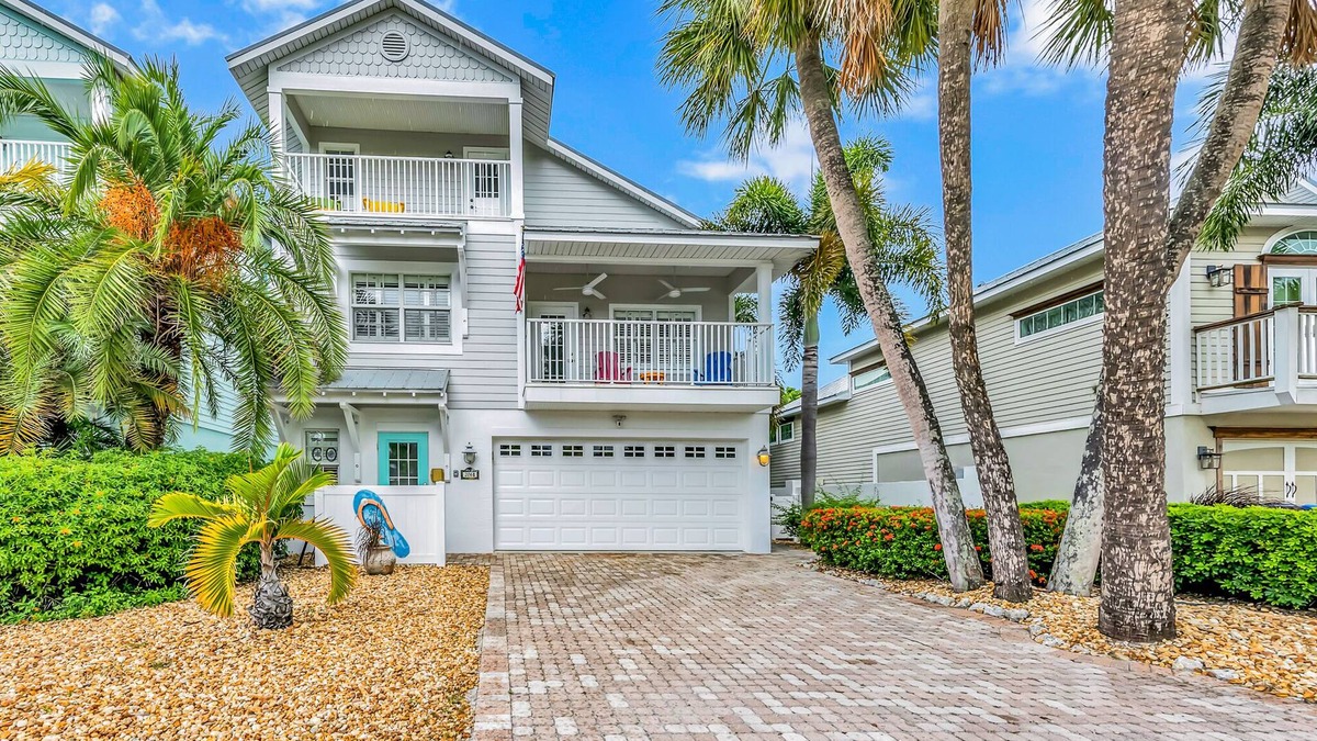 Bouvet Island House | Anna Maria Island Rental with Saltwater Pool and Elevator - Steps to Beach!
