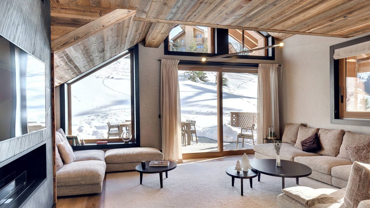 Meribel Centre Apartment | Antarès NAOS 203D - huge duplex luxury apartment ski in/ski out