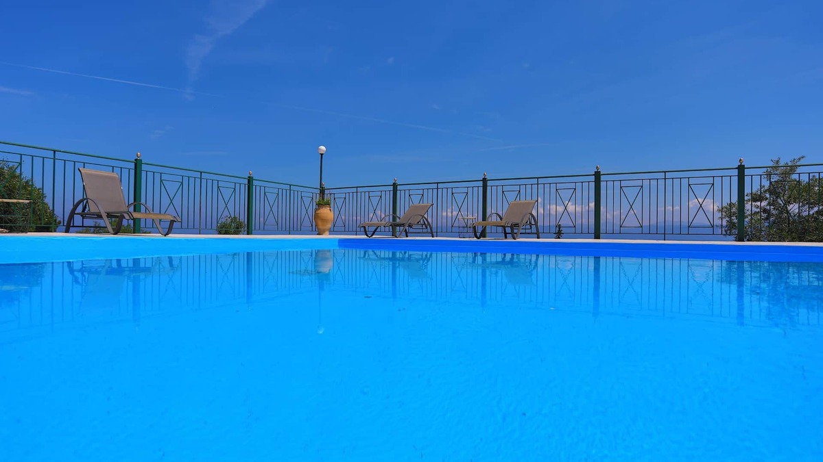 Koutsi Apartment | Antigoni Villa Ena: Shared pool, stunning views, A/C