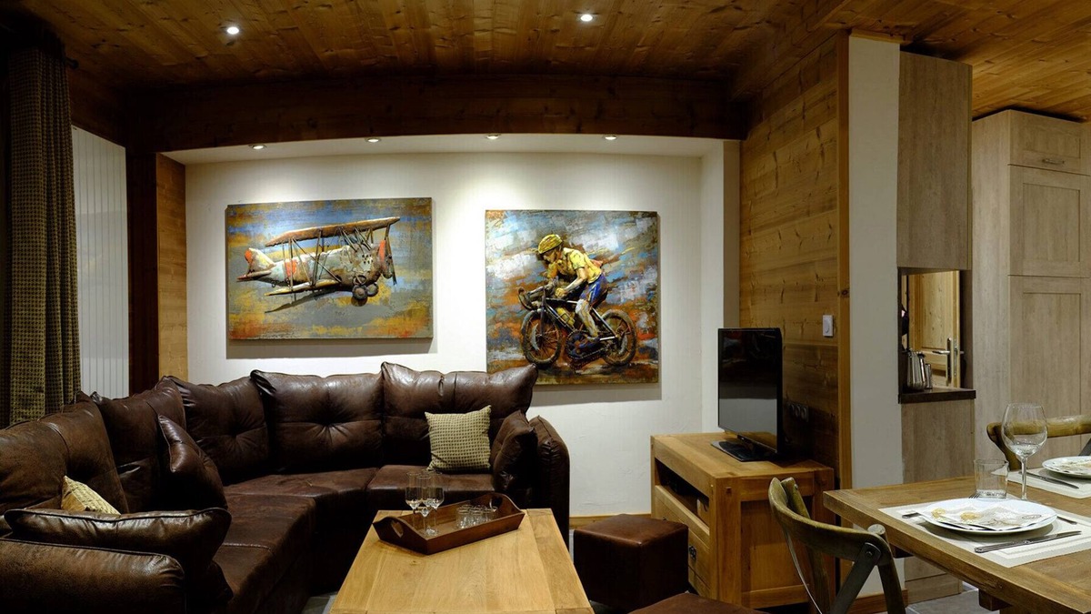 Viel-Alpe Ski Chalet | Apart. * in spacious and bright chalet, ski-in ski-out, route du TDF
