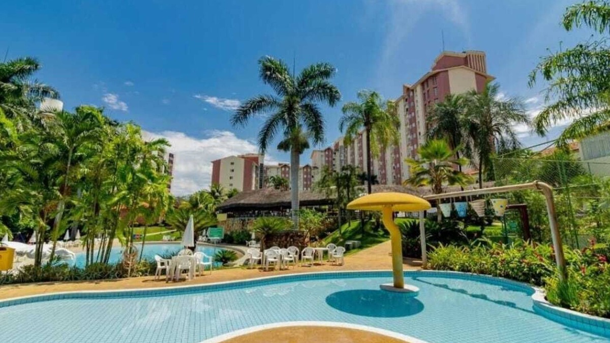 Vila Moraes Apartment | Apartamento com Requinte e Conforto no Hotel Hotsprings, com Banheira Privativa