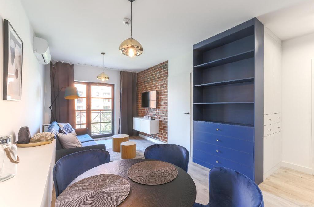Old Town Apartment | Apartament Centrum Gdańsk blisko Starego Miasta z widokiem na rzekę