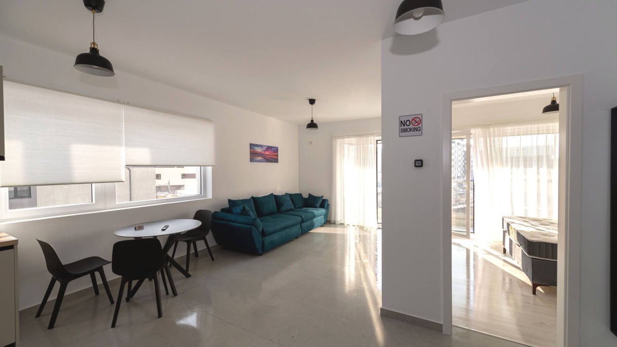 Chiajna Apartment | Apartament Deluxe cu 1 dormitor + Living - Ap. 4 - Habitat ApartHotel