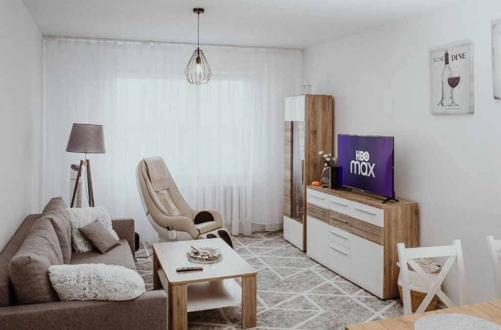 Sosnowiec Apartment | Apartament Kraju centrum z fotelem masującym