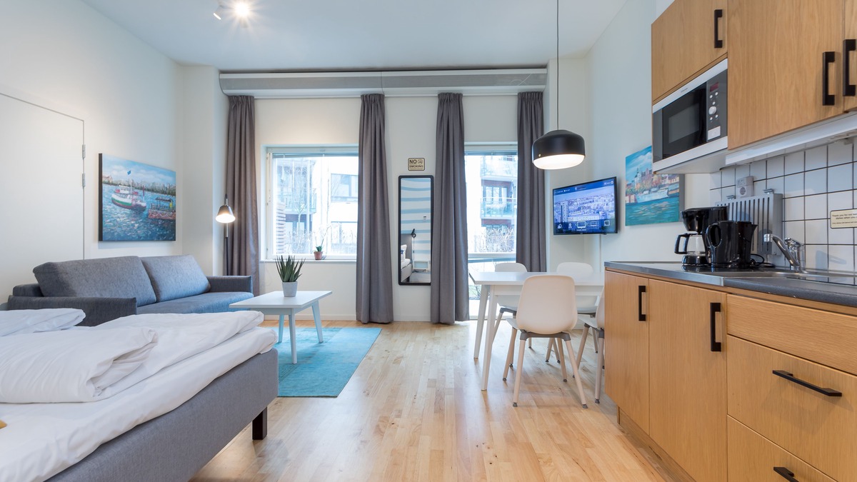 Sodra Hammarbyhamnen Apartment | ApartDirect Hammarby Sjöstad