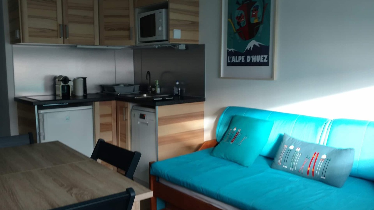 Bergers Apartment | Apartment 4-5 pers ski access - Alpe d'Huez -very calm