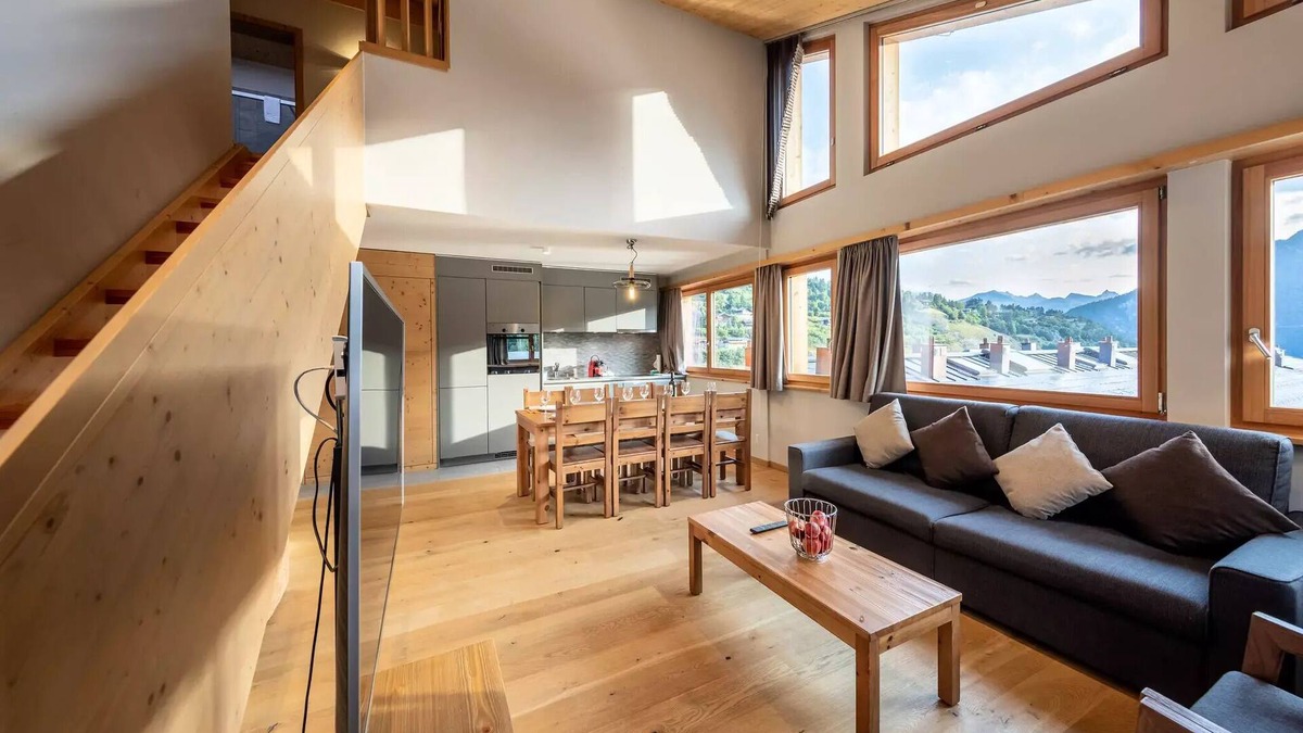 Vercorin Apartment | Apartment 4 Rooms 8 People Duplex Deluxe