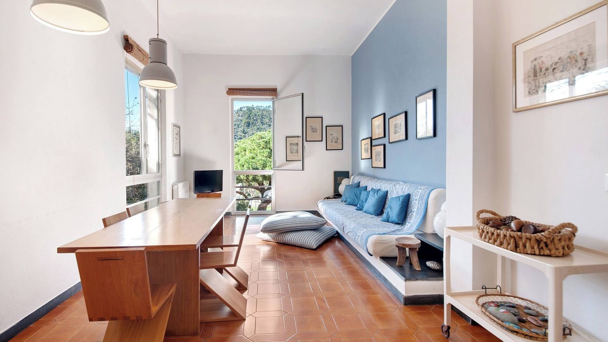 Bonassola Apartment | Apartment 'Aurea' with Sea View, Balcony and Wi-Fi