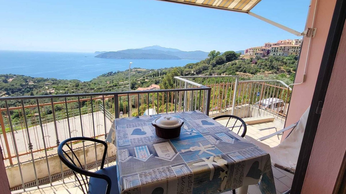 Capoliveri Apartment | Apartment "Bellavista" with Sea View, Private Balcony & Terrace