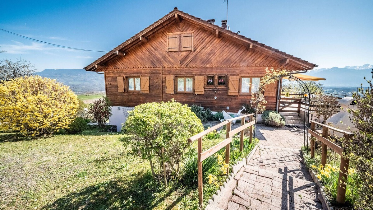 Reignier-Esery Apartment | Apartment "Charmant" with Mountain View, Private Terrace and Wi-Fi