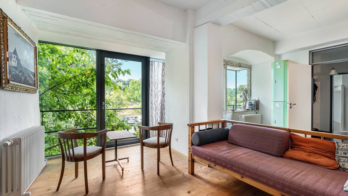 Pirna Apartment | Apartment 'Feher' with Mountain View, Shared Garden and Balcony