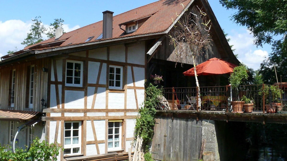 Salem Apartment | Apartment 'Ferienwohnung Sägespan' with Private Terrace, Shared Garden and Wi-Fi