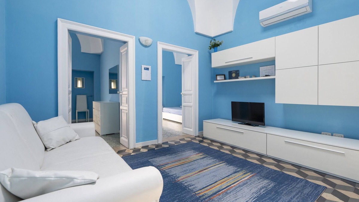 Ostuni Apartment | Apartment 'I Cieli Di Ostuni' with Balcony, Wi-Fi and Air Conditioning