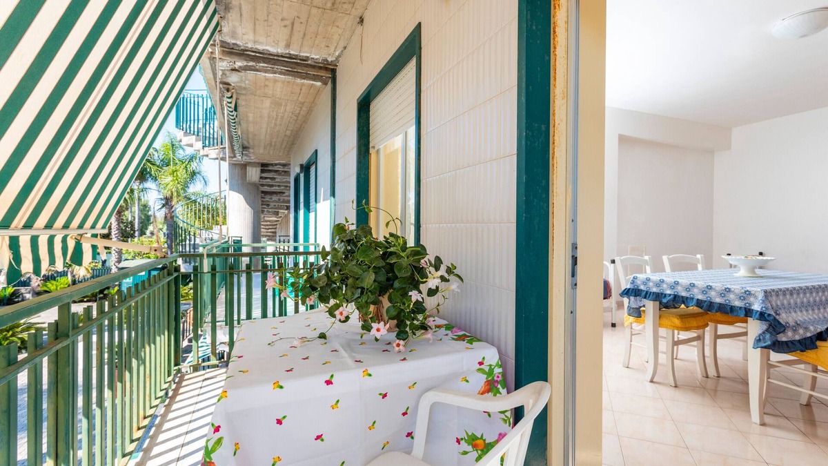 Fondachello Apartment | Apartment 'I Ciottoli Dello Ionio - Apt 15' with sea view, shared terrace and balcony