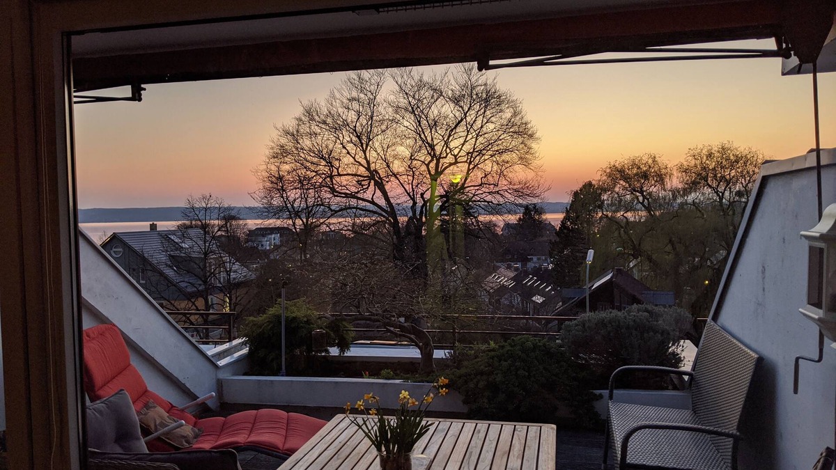 Herrsching am Ammersee Condo | Apartment in Herrsching with terrace and Ammersee view