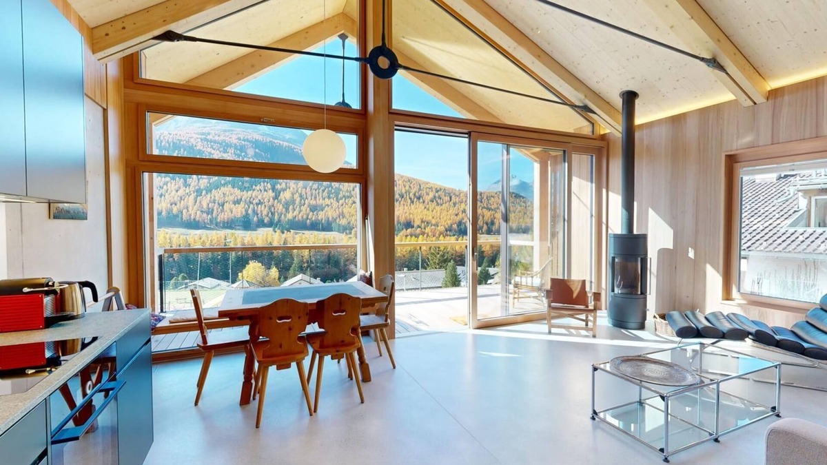 Celerina-Schlarigna Apartment | Apartment Julier Nouva - Apartment with Mountain View