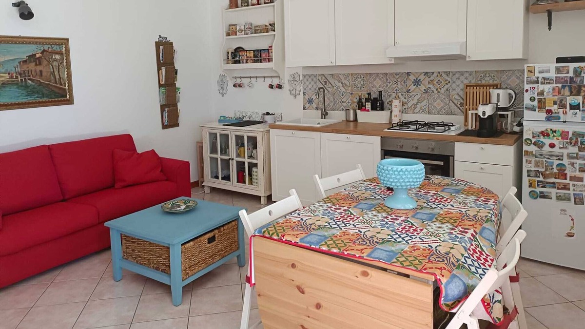 Ponte Nossa House | Apartment 'La Casa Di Nonna Maria' with Mountain View, Private Garden and Wi-Fi