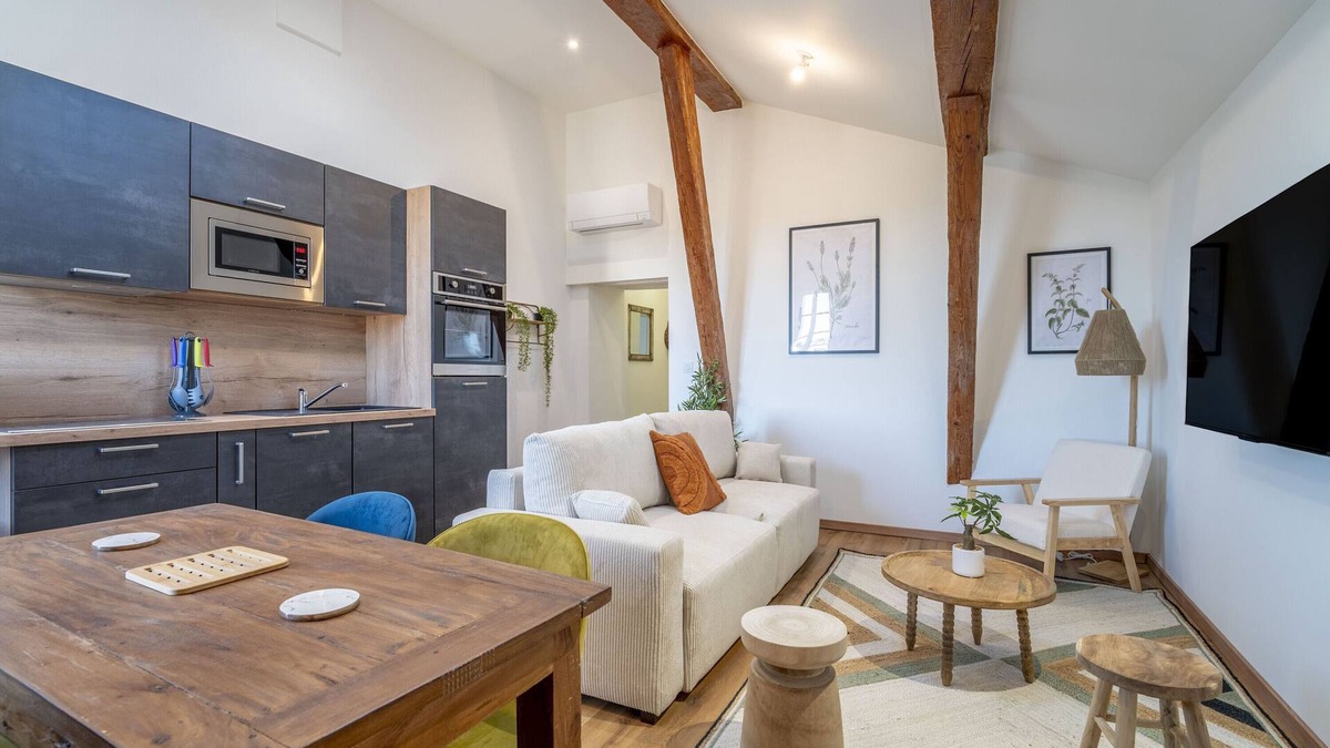 Le Somail Apartment | Apartment 'Louis 13' with Lake View, Wi-Fi and Air Conditioning