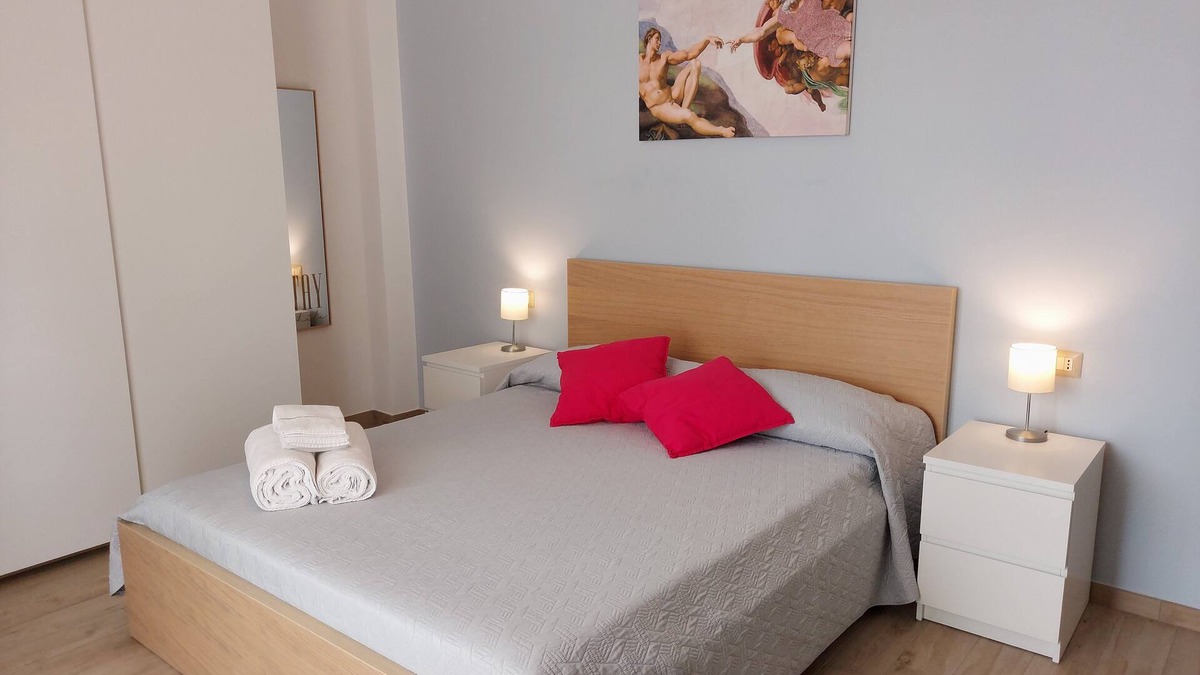 Maiori Apartment | Apartment Mare with living room area, balcony and sea view