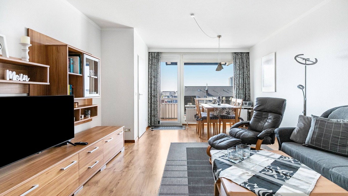 Busum Apartment | Apartment 'Muschelbank No 4' with Sea View, Balcony and Wi-Fi