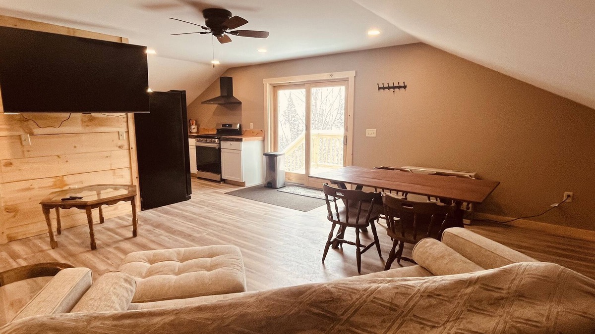 Pittsburg Apartment | Apartment on First Connecticut Lake - Direct snowmobile trail access
