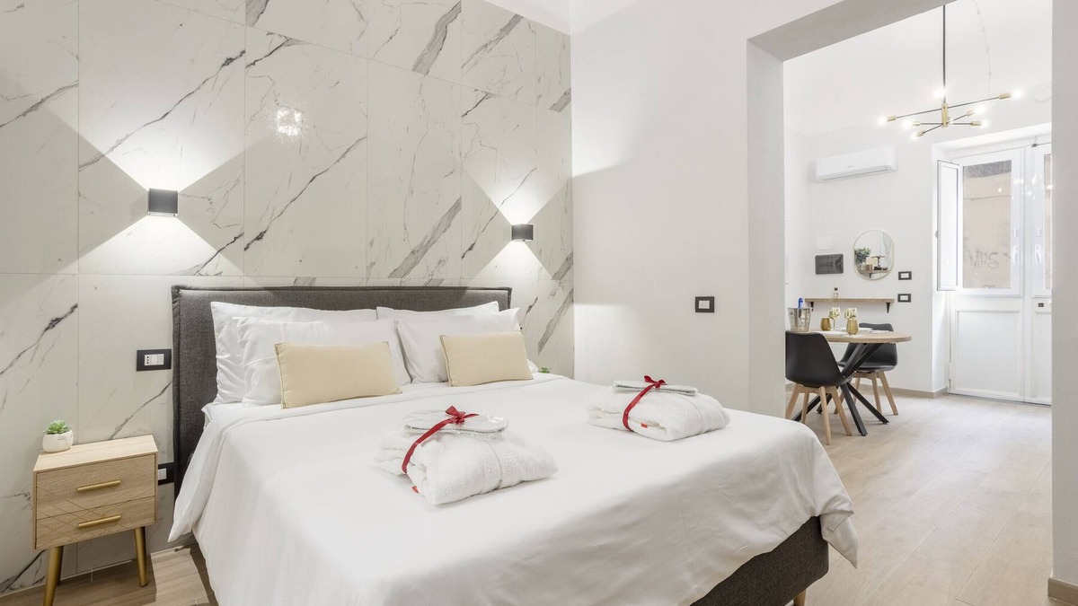 Palermo Apartment | Apartment 'Piccolo Incanto Spa Palermo' with Wi-Fi and Air Conditioning
