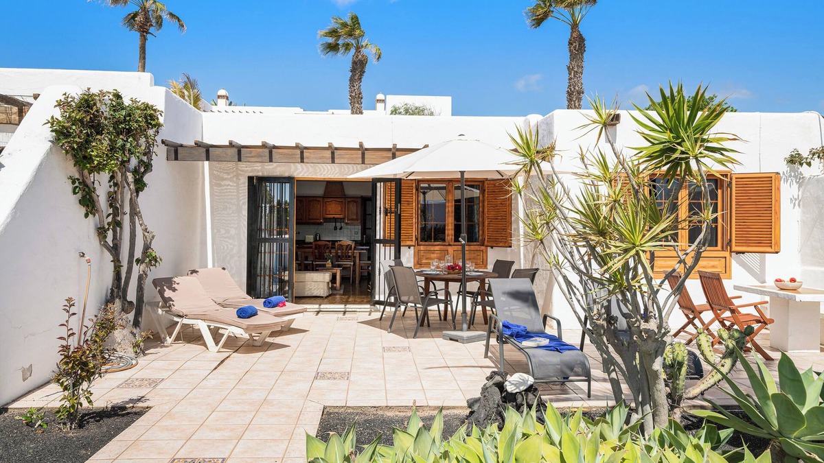 Playa Blanca Apartment | Apartment Puerto Chico X with Shared Pool, Private Terrace & Wi-Fi