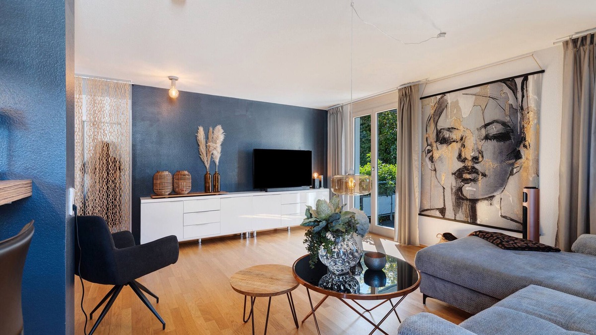 Uhldingen-Muehlhofen Apartment | Apartment 'Spectrum 2' with Balcony and Wi-Fi