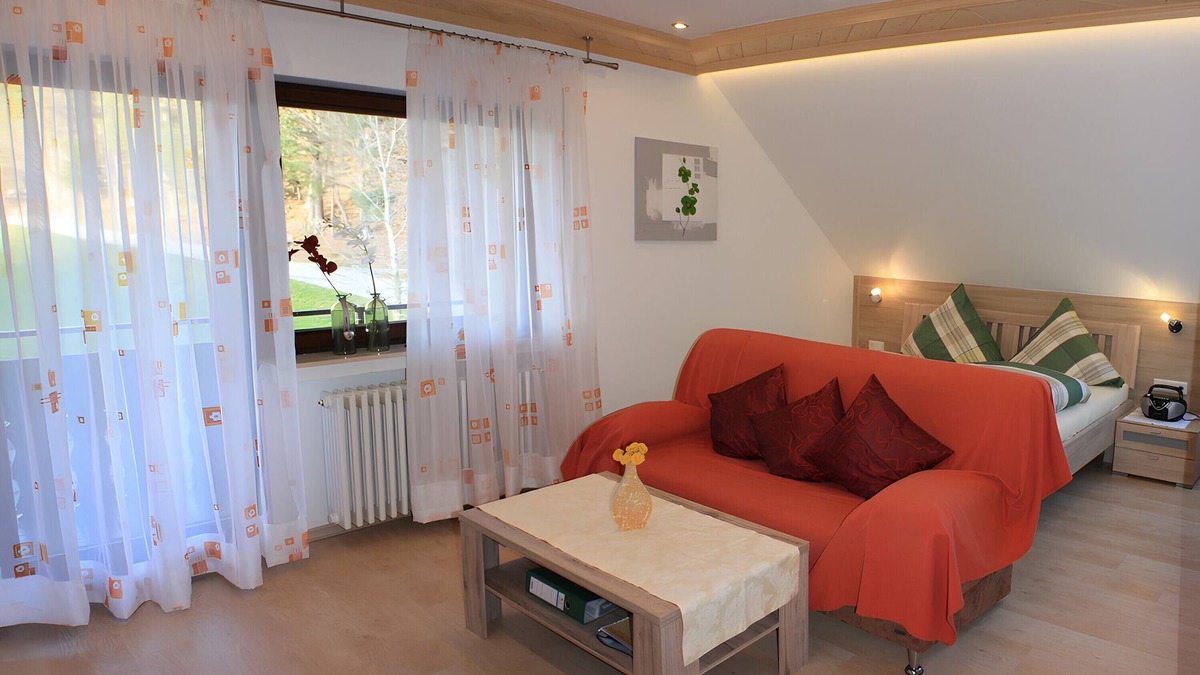 Elzach Apartment | Apartment 'Schlössle, 22 sqm' with Shared Terrace, Shared Garden and Wi-Fi