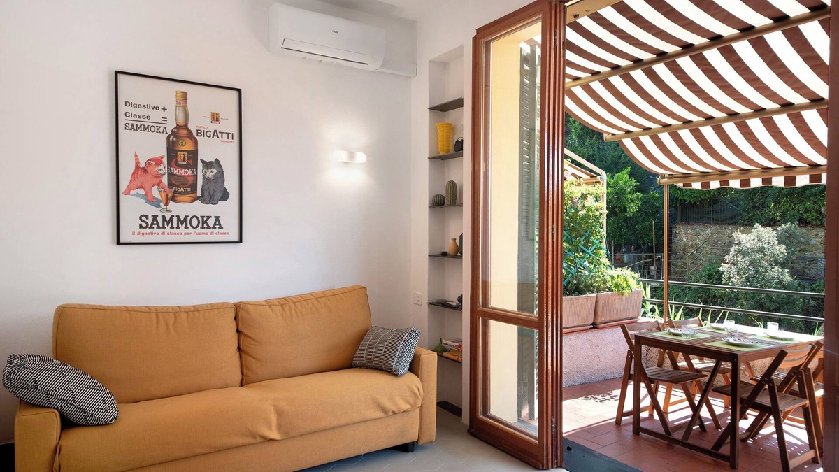 Bonassola Apartment | Apartment 'Terrazza Sivori' with Mountain View, Wi-Fi and Air Conditioning