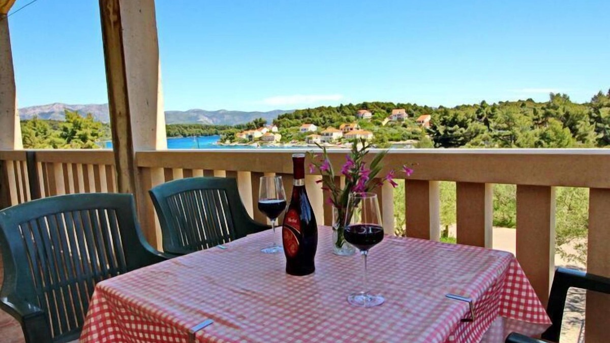 Lumbarda Apartment | Apartment Veselka with terrace