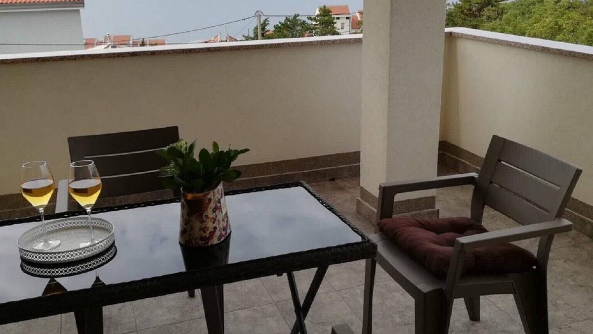 Karlobag Apartment | Apartment Villa Bijele Stijene - Two Bedroom Apartment with Terrace and Sea View