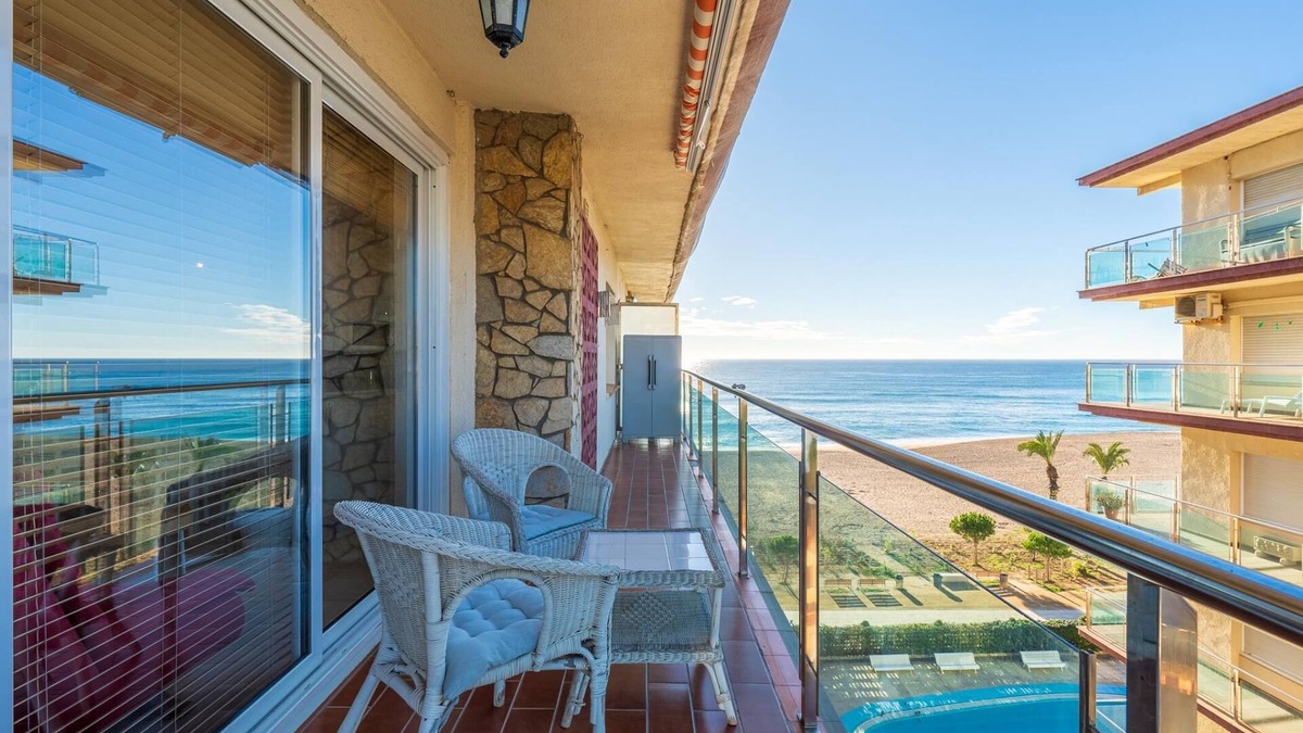 Santa Susanna Apartment | Apartment with excellent beachfront location