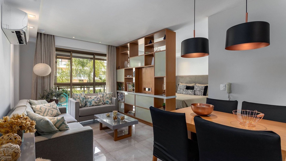 Itaipava Apartment | Apartment with one bedroom and living room in the heart of Itaipava