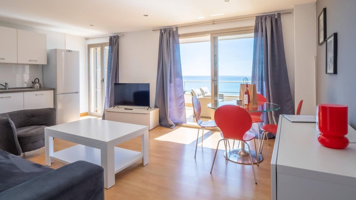 S'illot Apartment | Apartment with terrace by the beach with sea view - Antic 201
