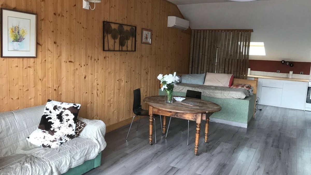 Aubenas Apartment | Apartment with terrace on first floor near town center