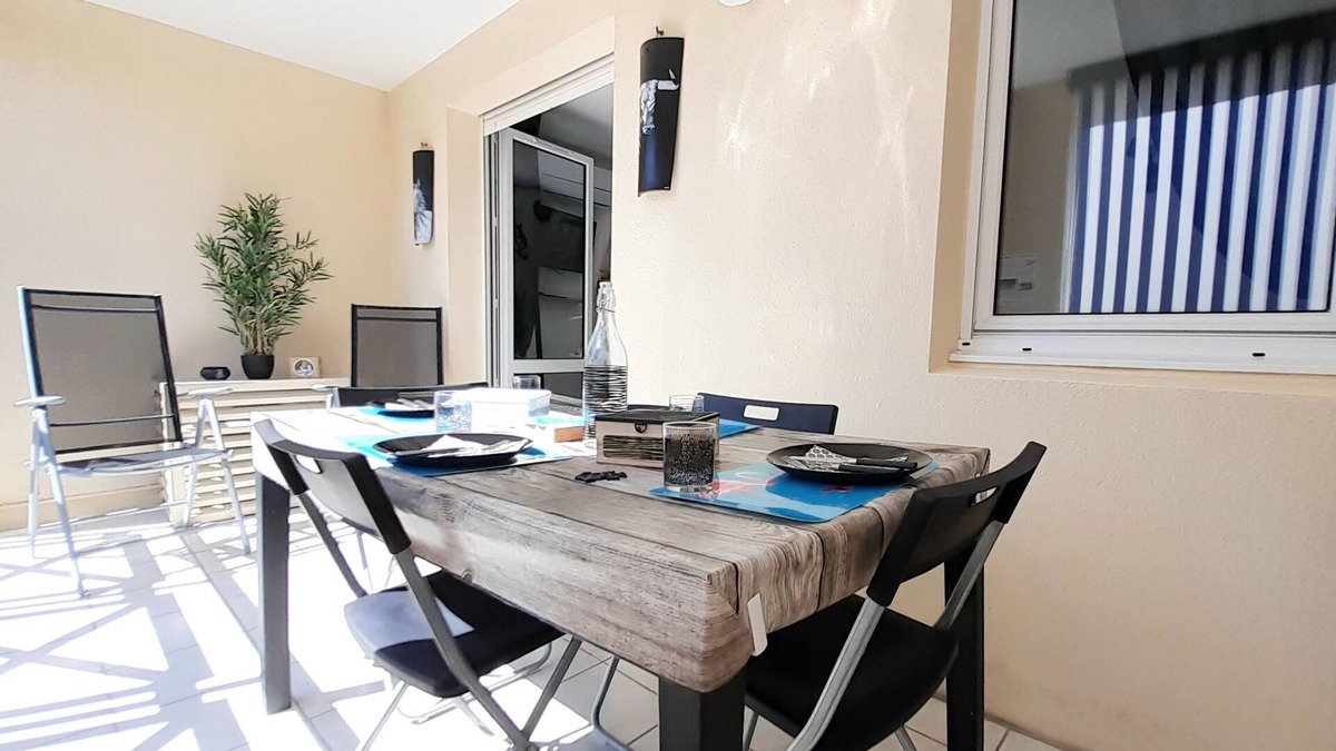 Palavas-les-Flots Apartment | Appart 3 stars Beach 100m(1 min walk) Palavas Rive Droite Terrace+Parking