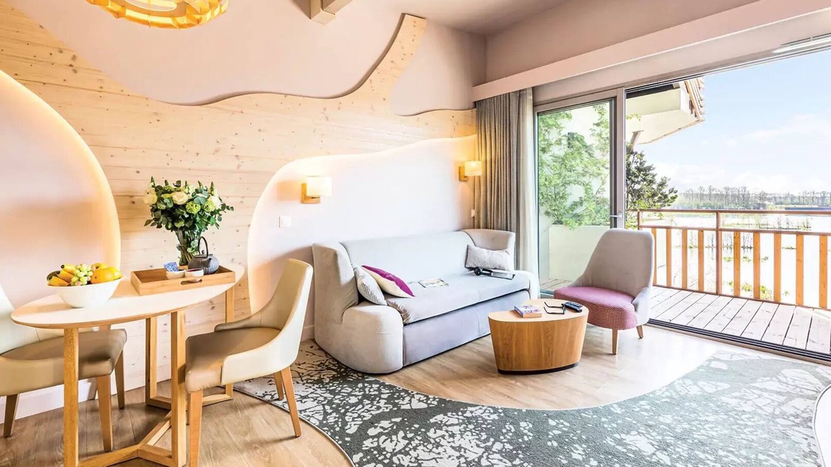 Bailly-Romainvilliers Apartment | Appartement Jardin VIP 2 Personnes