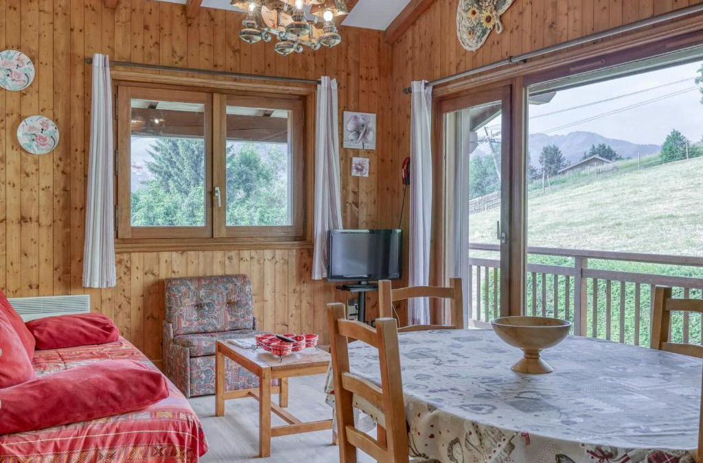 Megeve Apartment | Appartement 2 pièces mezzanine avec balcon, parking et télécabine à proximité à Megève - FR-1-453-51
