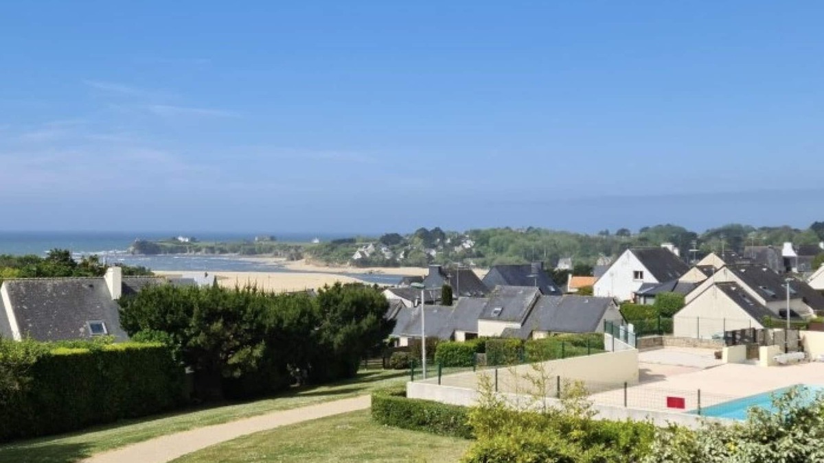 Guidel-Plages Apartment | Appartement 3 Pièces 6 Pers : vue mer et Accès Piscine Privée