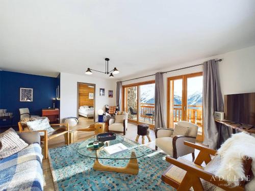 La Rosiere Apartment | Appartement 5 pièces pour 8-10 pers, parking, proche pistes et commerces - FR-1-398-670
