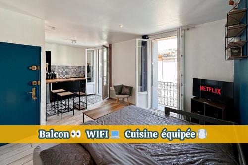 Gambetta Apartment | Appartement entier neuf avec balcon privé - Centre Montpellier