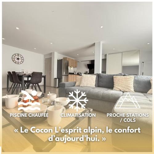 Saint-Avre Apartment | Appartement Le Cocon Proche Station Ski-Piscine